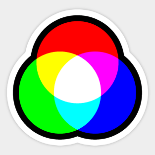 RGB color model Sticker